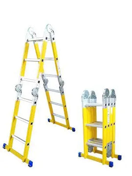 סולם מפרקי 3X4 שלבים פייברגלאס