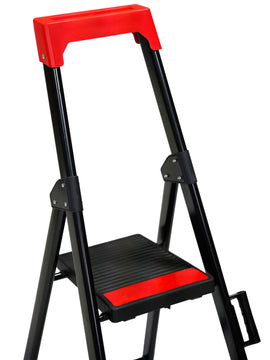 סולם מתכת 3 שלבים – עמיד, מתקפל ובטיחותי Sarayli