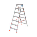 סולם אלומיניום  דו צדדי 7+7 שלבים SARAYLI-1