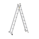 פיגום סולמות רב-שימושי 2×8 שלבים – פיגום, סולם A וסולם נשען במוצר אחד | גובה עבודה עד כ־2.97 מ׳-3