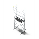 HECTOR Basic – פיגום אלומיניום רב-שימושי 3 ב-1 | גובה מדרך: כ־2.00 מ׳ | גובה עבודה: עד 4.00 מ׳ (כולל אדם)-2