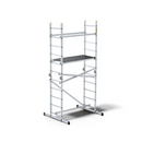 פיגום סולמות חצי מקצועי רב-שימושי – 3 ב-1 | גובה מדרך: כ־2.00 מ׳ | גובה עבודה: עד 4.00 מ׳ (כולל אדם)-1