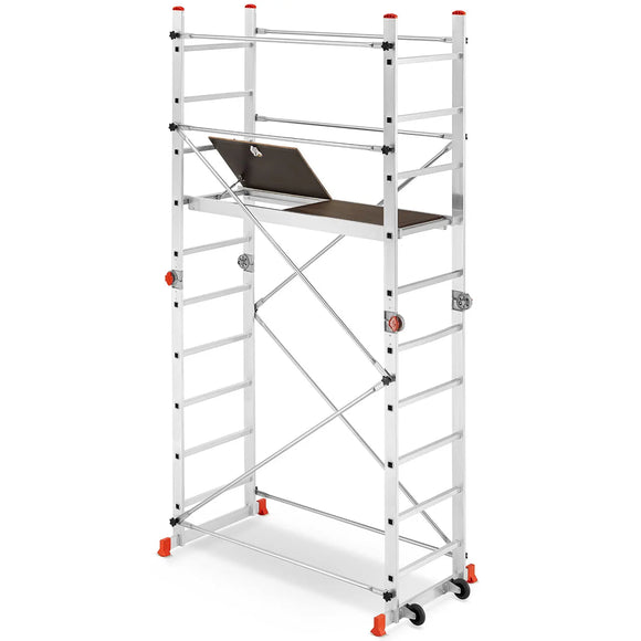 פיגום סולמות חצי מקצועי גובה עבודה 3.9 מ