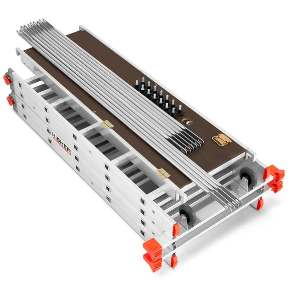 פיגום סולמות חצי מקצועי גובה עבודה 3.9 מ