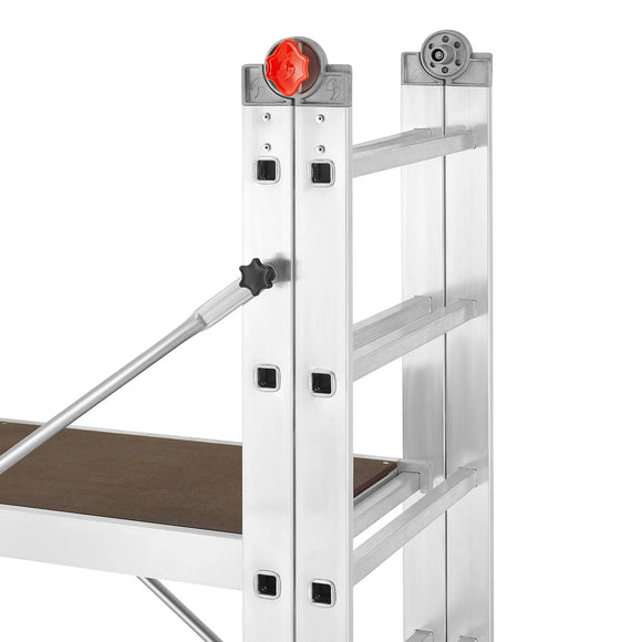 פיגום סולמות חצי מקצועי גובה עבודה 3.9 מ