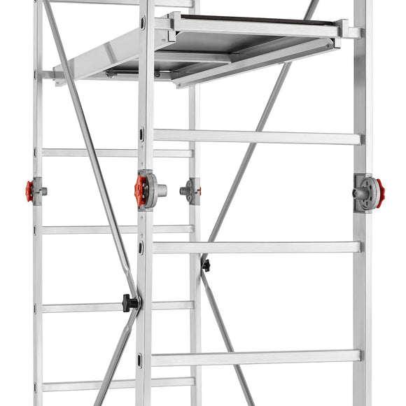 פיגום סולמות חצי מקצועי גובה עבודה 3.9 מ