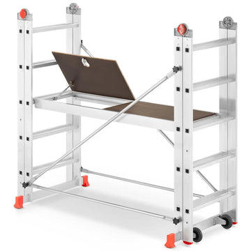 פיגום סולמות חצי מקצועי גובה עבודה 3.9 מ - 0