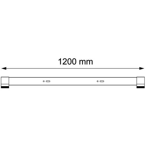 מייצב אלומיניום לסולם רב־תכליתי – 1200 מ״מ (סט)