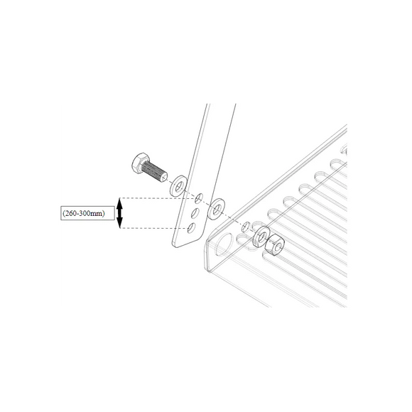 משטח דריכה נשלף לסולם