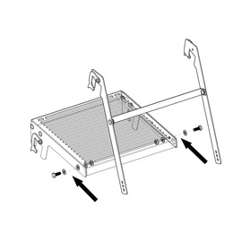 משטח דריכה נשלף לסולם Drabest