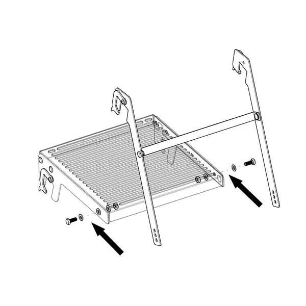 משטח דריכה נשלף לסולם Drabest